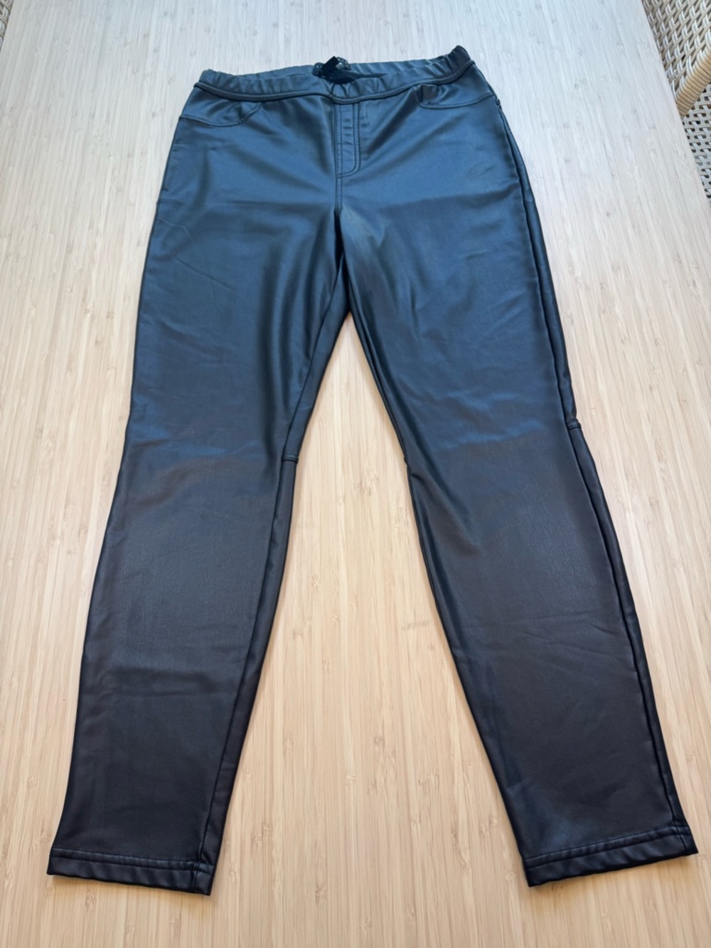 Sanctuary Runway Black Faux Leather Leggings Pants